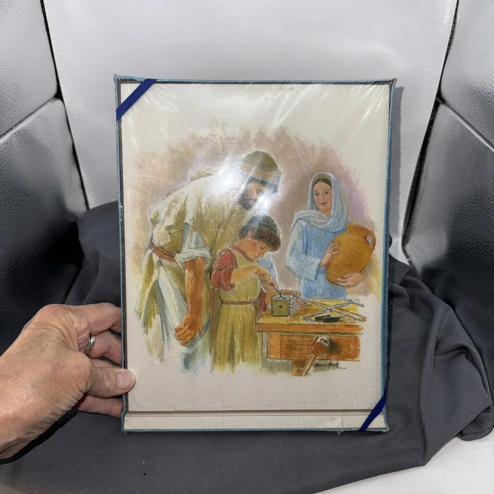 Jesus the Carpenter By Hook Framing Print Catholic Wall Decor 8 x 10 New In Box